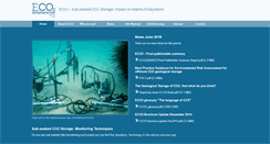 Desktop Screenshot of eco2-project.eu